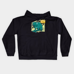 Tasmanian Devil Skateboarding Kids Hoodie